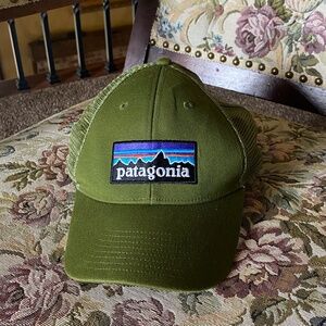 Green Patagonia Mesh-Back Trucker Hat